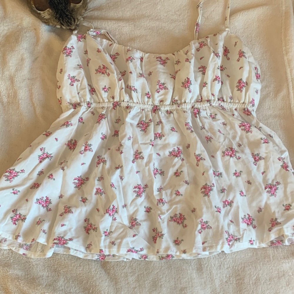 Floral Sleeveless Top